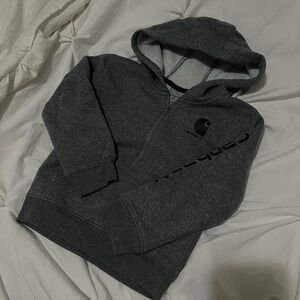 Carhartt Gray Pullover Hoodie Sweatshirt